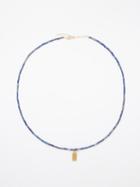 Hermina Athens - Delian Lapis Lazuli & Gold-plated Necklace - Womens - Blue Multi