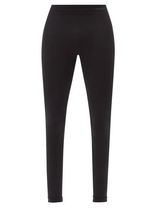 Falke Ess - Arctic Technical-jersey Leggings - Mens - Black