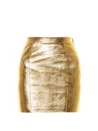 Saint Laurent High-rise Leather Mini Skirt