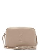 Matchesfashion.com Saint Laurent - Lou Monogram Leather Cross Body Bag - Womens - Beige