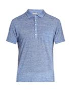 Massimo Alba Filicudi Short-sleeved Linen Polo Shirt