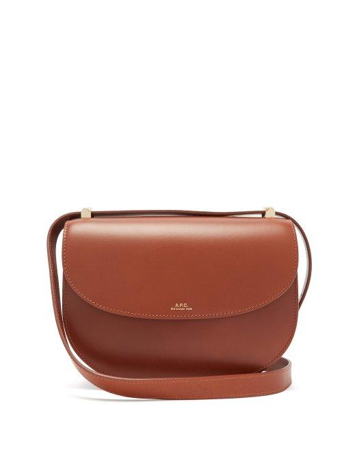 Matchesfashion.com A.p.c. - Genve Leather Cross Body Bag - Womens - Tan