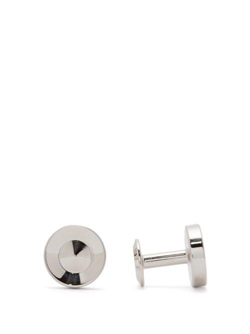 Matchesfashion.com Alice Made This - Lapworth Rhodium Plated Cufflinks - Mens - Silver