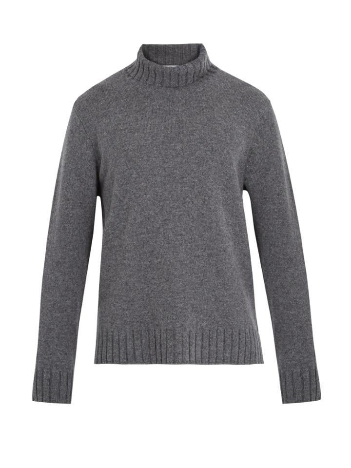 Inis Meáin Loose Roll-neck Wool Sweater