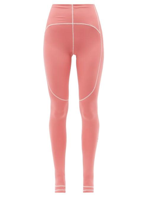 Adidas By Stella Mccartney - Truestrength Jersey Leggings - Womens - Light Pink