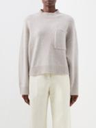 Allude - Patch-pocket Cashmere Sweater - Womens - Grey