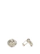 Bottega Veneta Silver Doughnut Cufflink