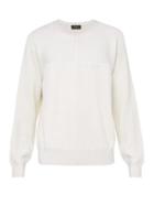 Matchesfashion.com Berluti - Crew Neck Wool, Silk And Cashmere Blend Sweater - Mens - White