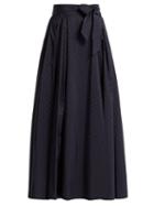 Matchesfashion.com Max Mara - Scire Skirt - Womens - Navy White