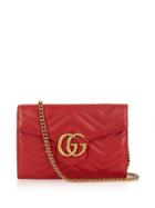 Gucci Gg Marmont Quilted-leather Cross-body Bag