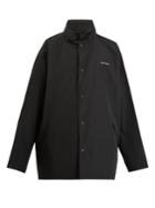 Balenciaga High-neck Hooded Technical Jacket