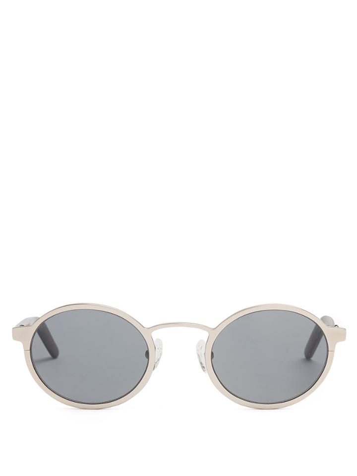 Blyszak Signature Round-frame Metal Sunglasses