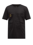 Fendi - Patch-pocket Cotton-jersey T-shirt - Mens - Black