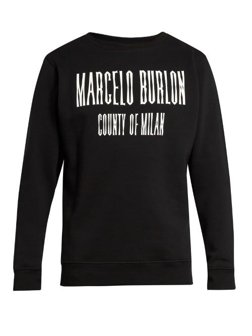 Marcelo Burlon El Misti Crew-neck Sweatshirt