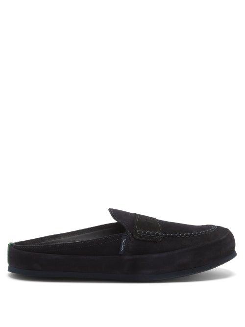 Paul Smith - Nemean Suede Slippers - Mens - Blue