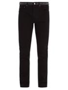 Matchesfashion.com Valentino - Studded Straight Leg Jeans - Mens - Black