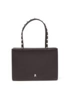 Amina Muaddi - Amini Julia Crystal Studded-handle Leather Bag - Womens - Black