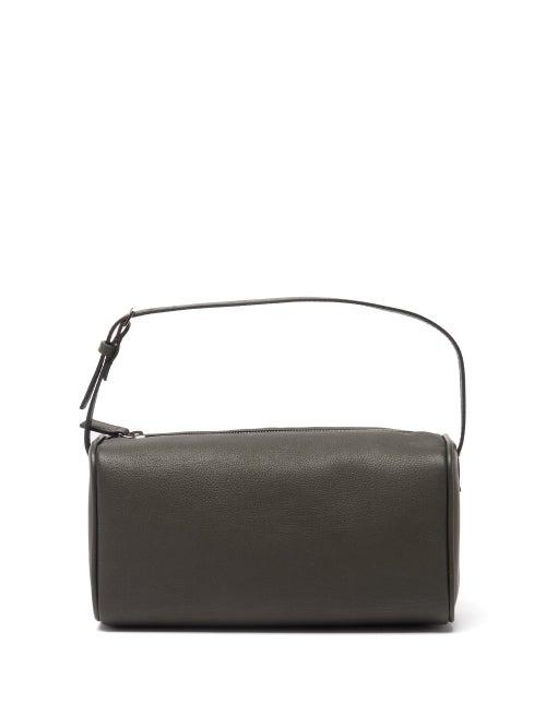 Ladies Bags The Row - 90s Small Grained-leather Shoulder Bag - Womens - Khaki