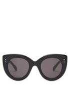 Matchesfashion.com Alaa Eyewear - Cat-eye Acetate Sunglasses - Womens - Black