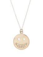 Alison Lou Diamond & Yellow-gold Big Grin Necklace