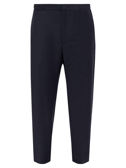 Matchesfashion.com Jil Sander - Spencer Straight Leg Trousers - Mens - Dark Blue