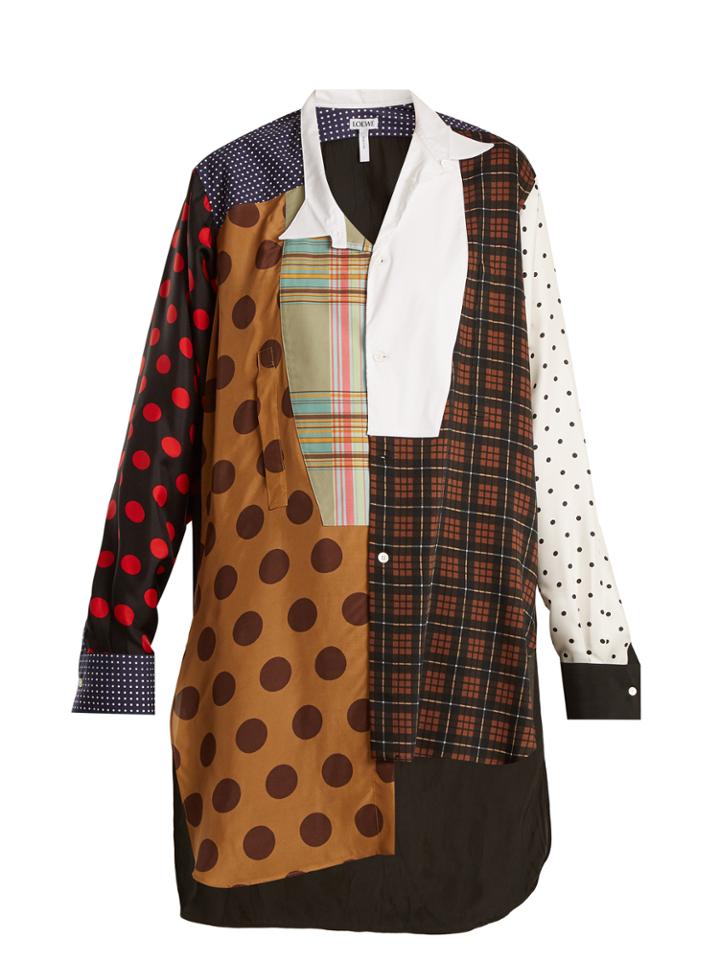 Loewe Oversized Asymmetric Contrast Shirt