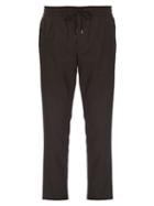 Dolce & Gabbana Wool And Cotton-blend Track Pants