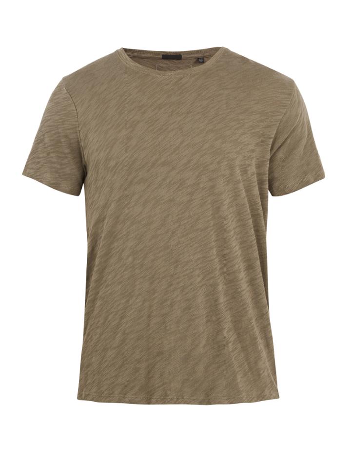 Atm Crew-neck Burnout-jersey T-shirt