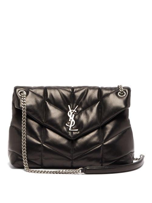 Matchesfashion.com Saint Laurent - Loulou Medium Quilted Leather Shoulder Bag - Womens - Black