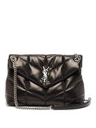 Matchesfashion.com Saint Laurent - Loulou Medium Quilted Leather Shoulder Bag - Womens - Black