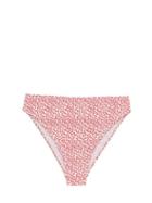 Matchesfashion.com Fisch - Public High-rise Abstract-print Bikini Briefs - Womens - Red Print