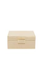 Matchesfashion.com Aerin - Classic Small Leather Jewellery Box - Gold