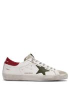 Matchesfashion.com Golden Goose Deluxe Brand - Superstar Distressed Leather Trainers - Mens - White Multi
