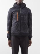 Sportalm - Camouflage-print Hooded Ski Jacket - Mens - Grey