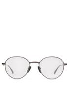 Matchesfashion.com Gucci - Round Frame Metal Glasses - Mens - Grey