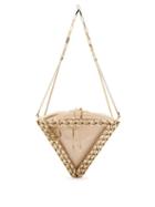 Matchesfashion.com Rosantica By Michela Panero - Vernita Crystal Embellished Handbag - Womens - Beige Multi