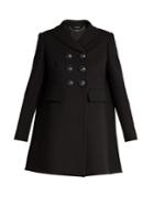 Alexander Mcqueen Double-breasted Wool And Silk-blend Coat