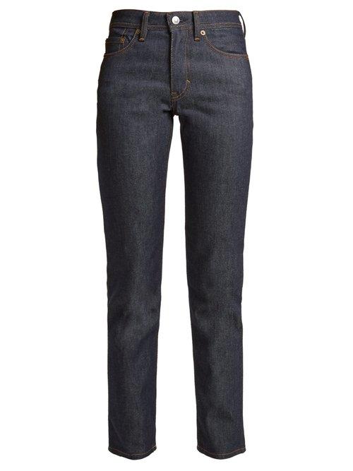 Matchesfashion.com Acne Studios - Bl Konst South Mid Rise Straight Leg Jeans - Womens - Indigo