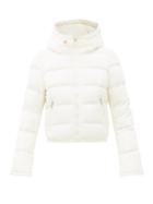 Matchesfashion.com Perfect Moment - Polar Flared Quilted Down Hooded Jacket - Womens - White