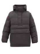 Matchesfashion.com Snow Peak - Pullover Down Filled Technical Hooded Coat - Mens - Black