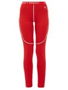 Matchesfashion.com Perfect Moment - Thermal Technical Jersey Leggings - Womens - Red
