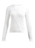 Matchesfashion.com Max Mara - Chieti Sweater - Womens - White