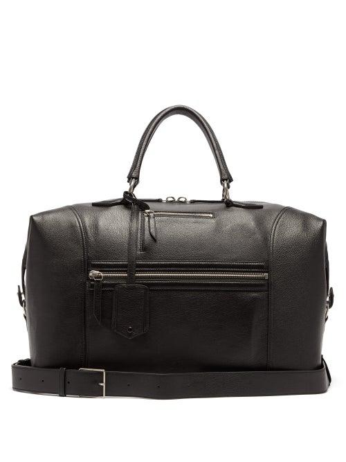 Matchesfashion.com Mtier London - Vagabond Grained Leather Holdall - Mens - Black