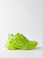 Balenciaga - Runner Mesh And Faux-leather Trainers - Mens - Yellow