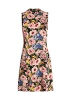 Rebecca Taylor Floral-print Sleeveless Crepe Dress