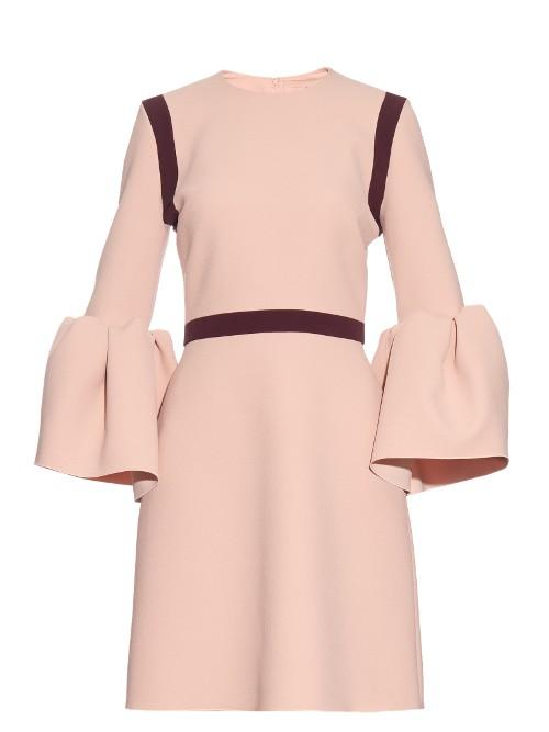 Roksanda Hadari Bell-sleeved Stretch-cady Dress