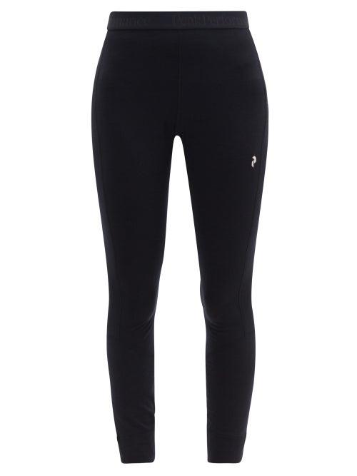 Matchesfashion.com Peak Performance - Magic Technical Wool-blend Thermal Leggings - Womens - Black