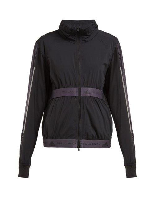 Matchesfashion.com Adidas By Stella Mccartney - Run Mesh Panel Performance Jacket - Womens - Black