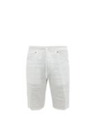 Matchesfashion.com 120% Lino - Drawstring Linen Shorts - Mens - White