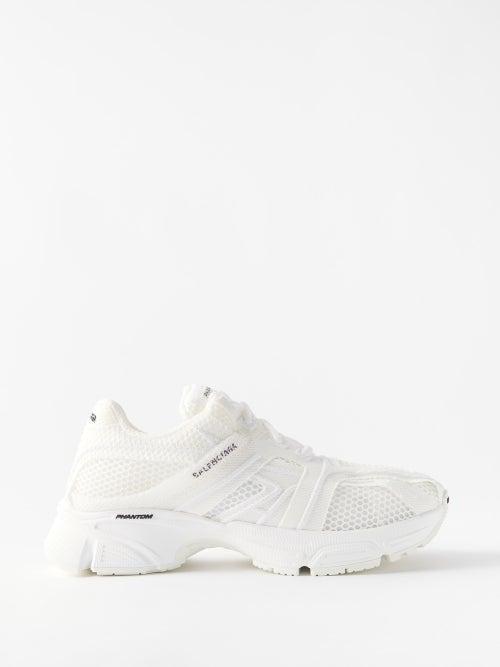 Balenciaga - Phantom Mesh Trainers - Womens - White